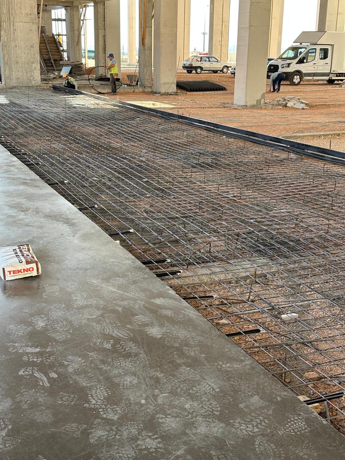 Kiray İnşaat zemin uygulama projesi 11 - Beton silimi, epoksi boya, perdahlı beton ve endüstriyel zemin kaplama örnekleri Ankara