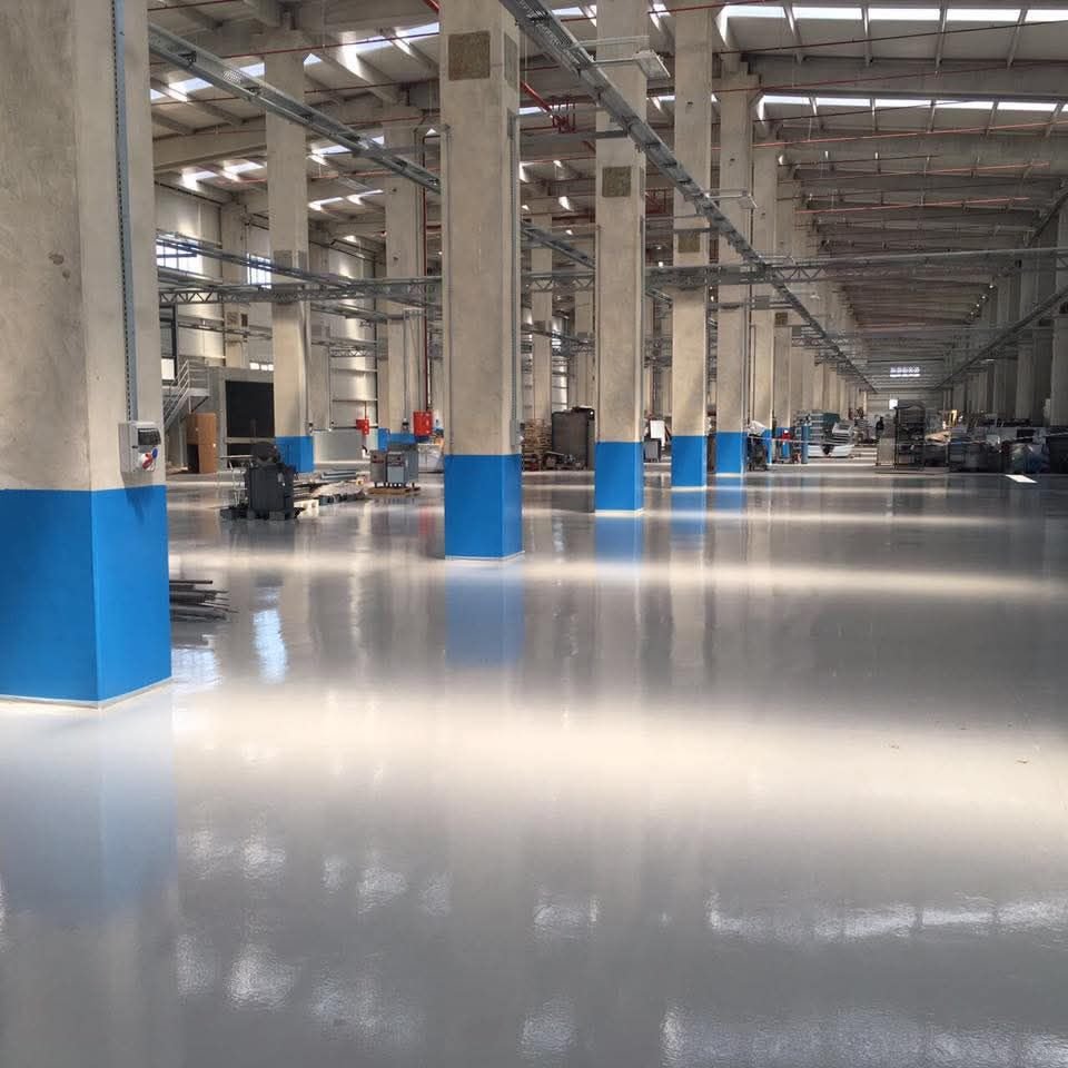 Ankara'da endüstriyel zemin kaplama projesi - Kiray İnşaat beton silimi çalışması